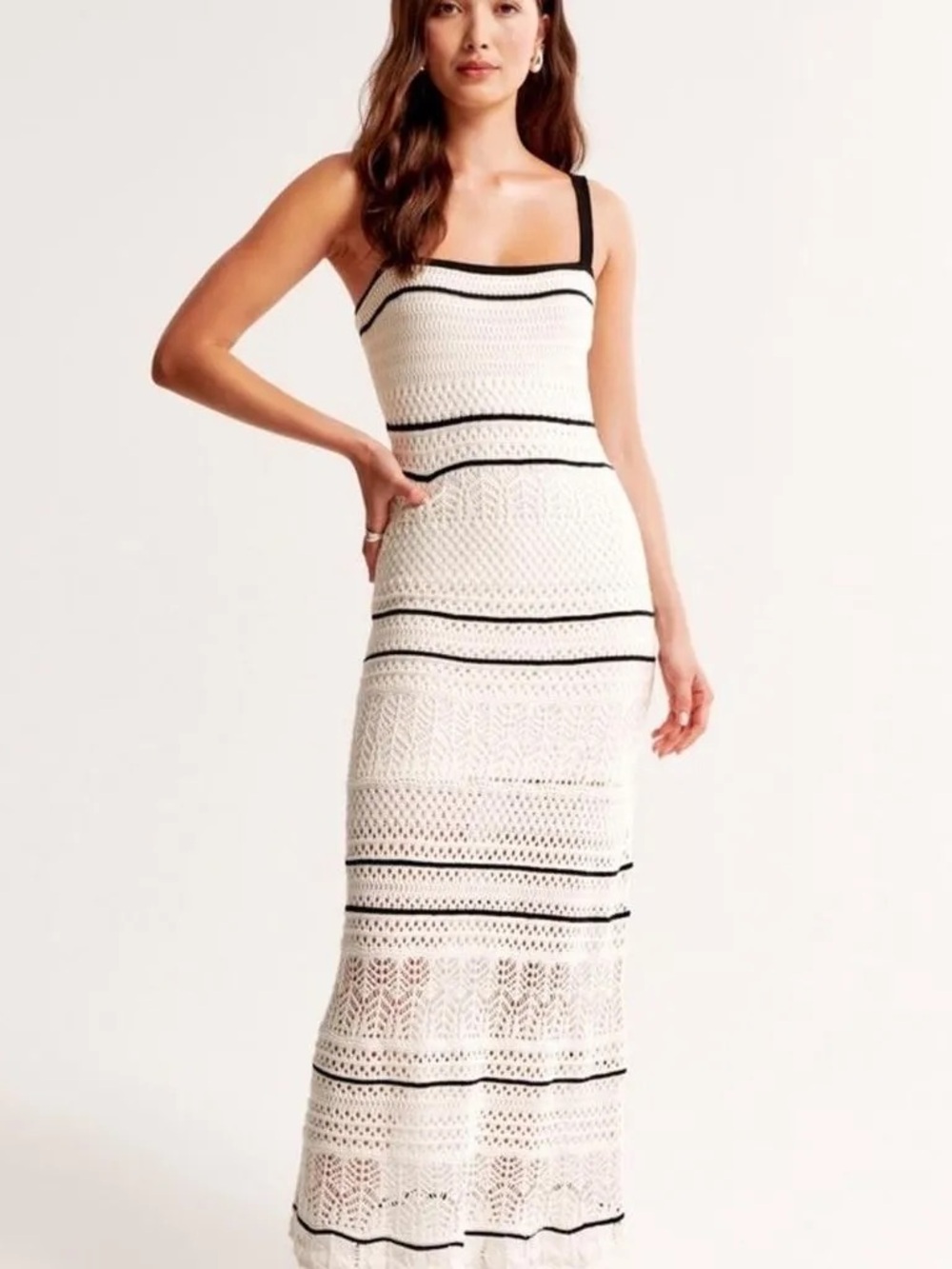 Abercrombie and Fitch Crochet Maxi Dress size Small